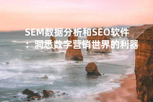 SEM 数据分析和 SEO 软件：洞悉数字营销世界的利器
